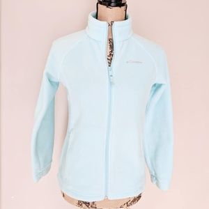 Columbia Girls Blue Fleece Spring Jacket 14/16